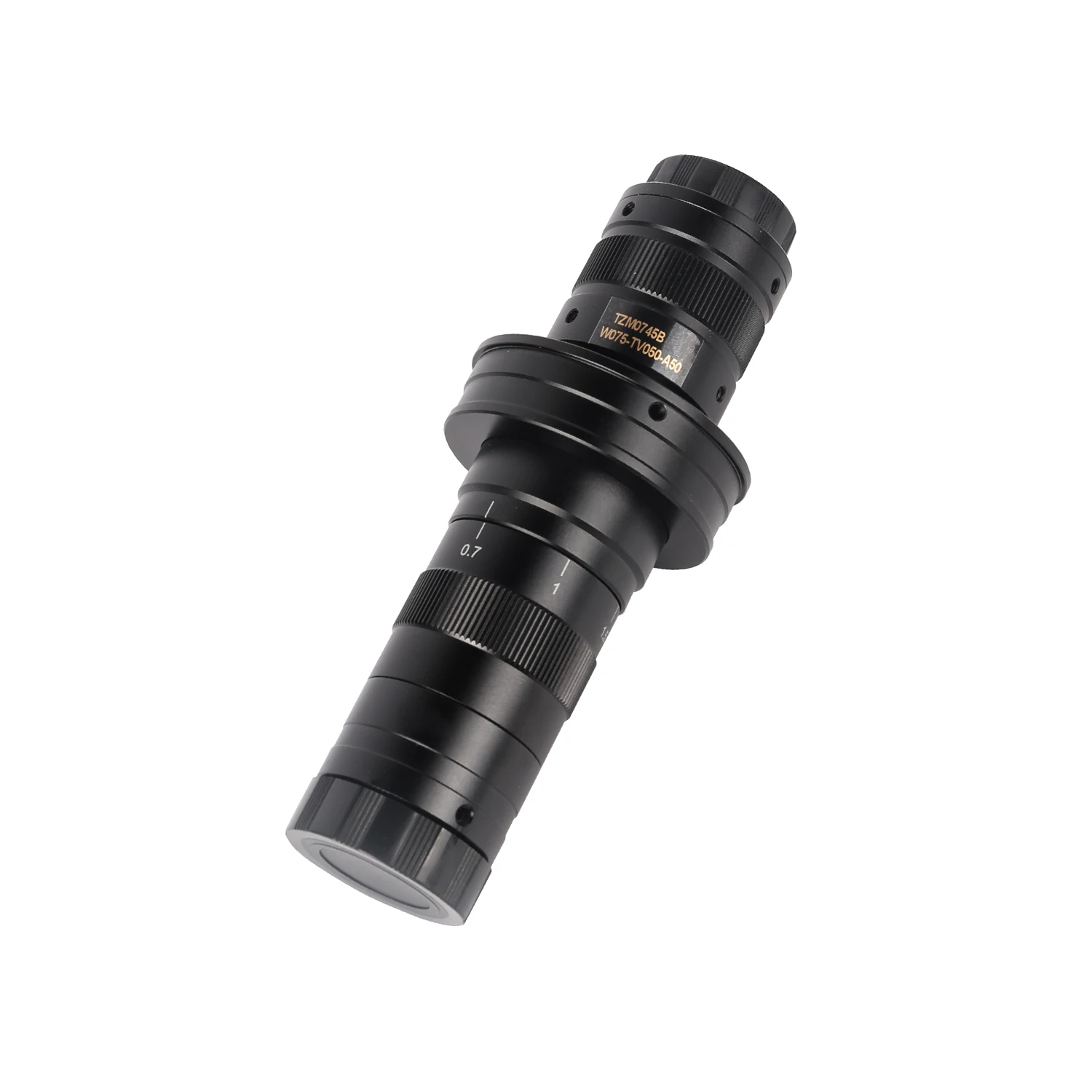 Imagem -02 - Lente Microscópio Monocular Ajustável Microscópio Faça Você Mesmo Acessórios 50 mm Diâmetro de Instalação 07 a 45 x 150x