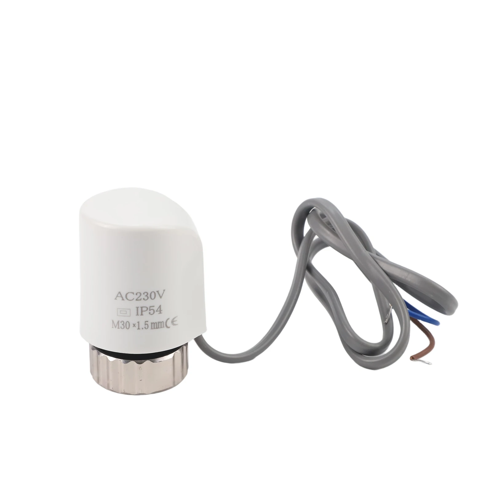 صمام المحرك الحراري الكهربائي AC230V مع خيط M30x1 5 مم للتحكم في تسخين الأرضية وتدفق المياه المبرد