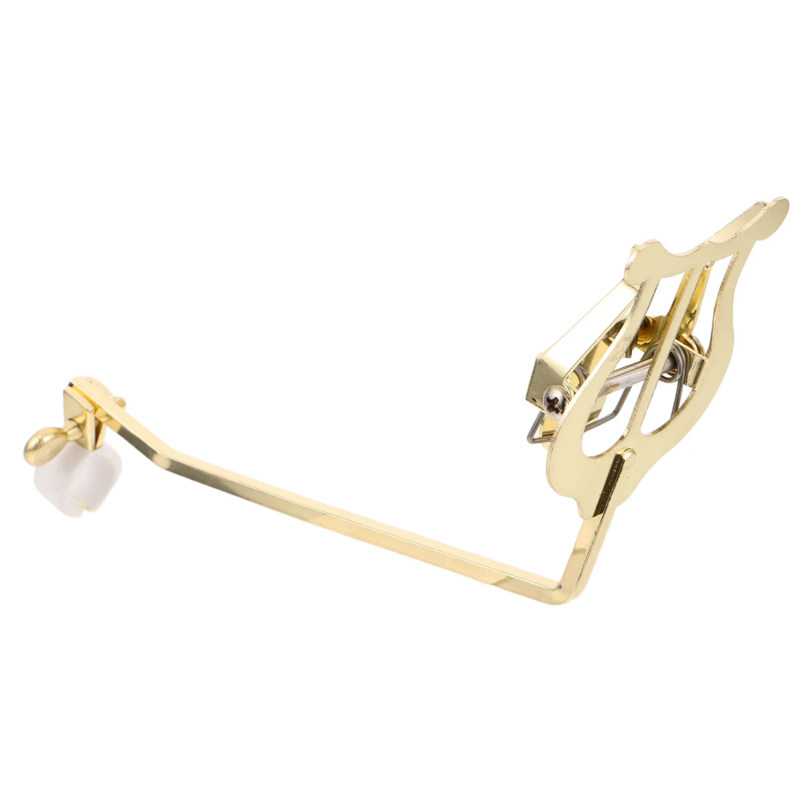 

French Horn Marching Clamp-on Lyre Sheet Music Clip Gold for Band Outdoor Performances Musical Instrument Accessories