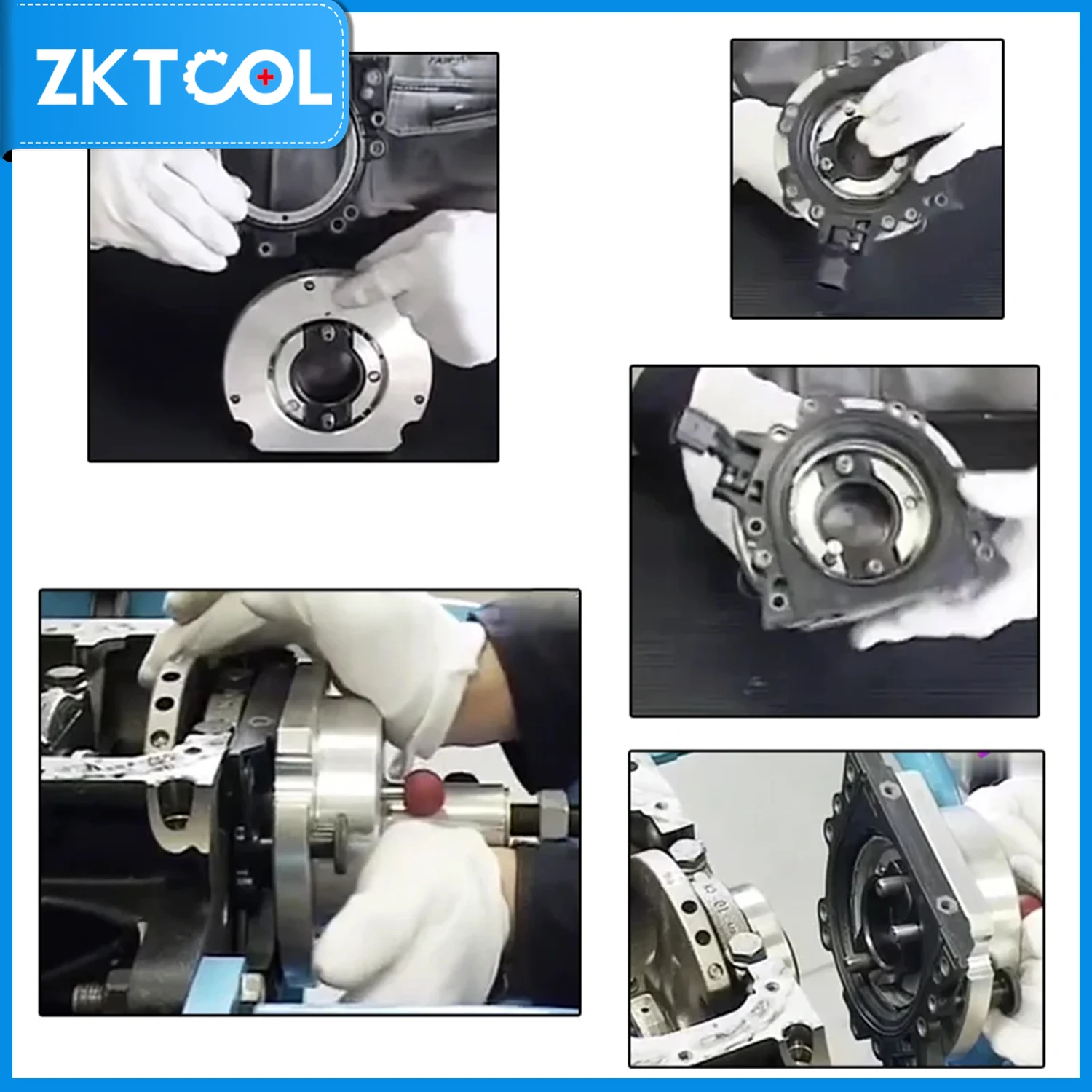 T10134 T10017 crankshaft rear oil seal flange remover installation tool for Volkswagen Audi 1.4 1.6 gear ring installer