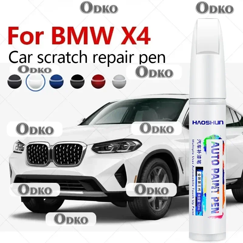 For BMW X4 F26 G02 2014-2025 sDrive xDrive Paint Repair Brush Touch Up Scratch Remover DIY Auto Accessories Black White Brown
