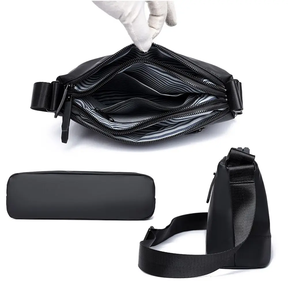 Fashion Lightweight Men's Messenger Bag Large Capacity Waterproof Men's Crossbody Bag Daily Shoulder Bag Outdoor image 6