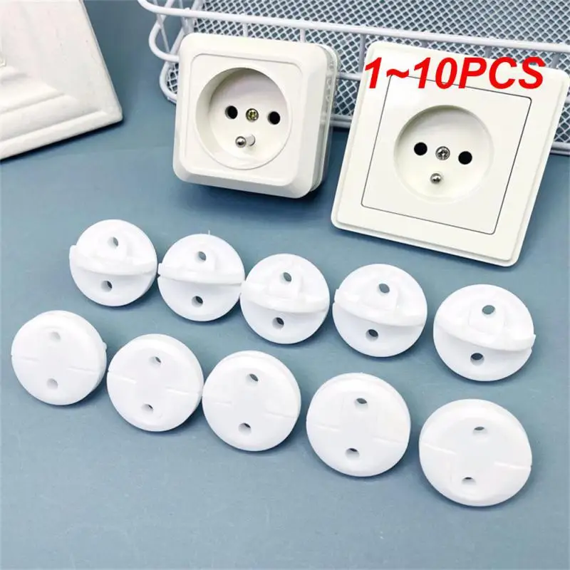 1~10PCS Safety Plug Plug Protective Cover Two-hole Plug Protection Sleeve With Handle Kids Sockets Cover Plugs