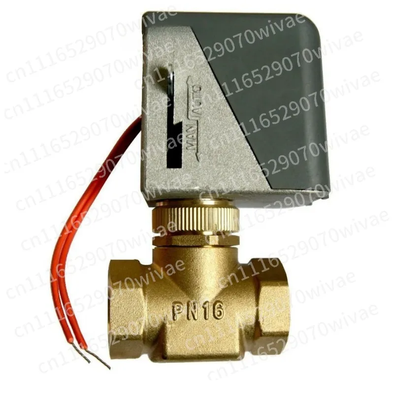 Electric ball valve, central air conditioning electric two-way  fan coil electric universal solenoid water valve DN20