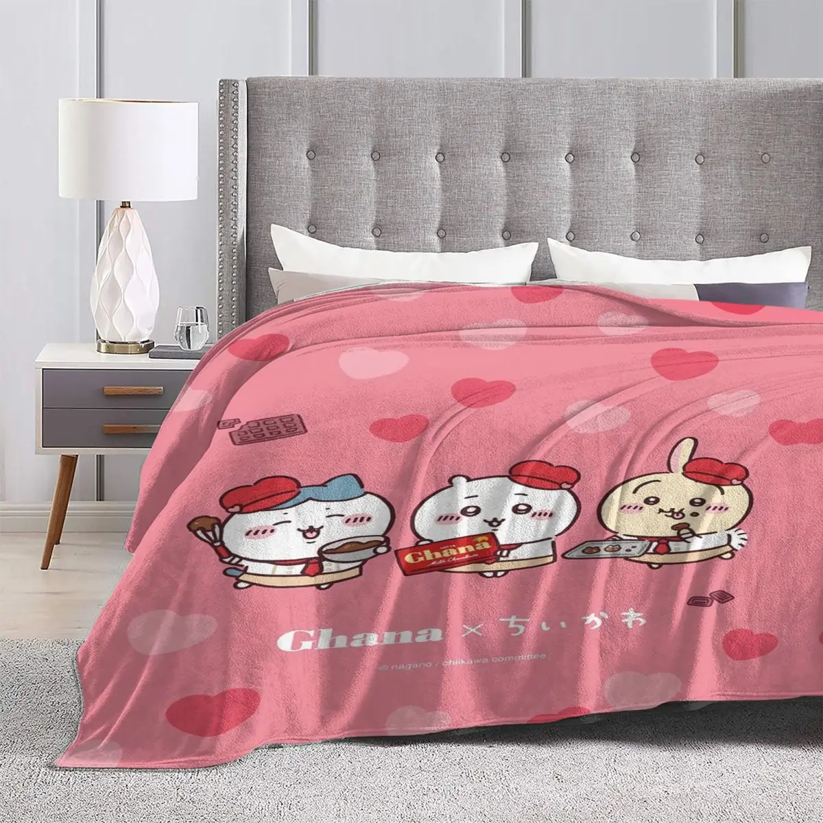 Chiikawa Blankets Decorative Flannel Throw Blanket For Couch Bed Warm Soft Design Quality Bedspread Gift Idea image 4