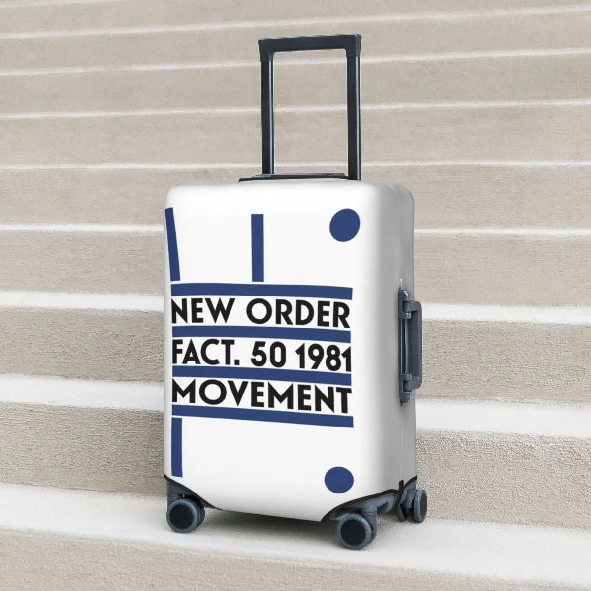 

New Order Movement Suitcase Cover Protection Elastic Travel Luggage Protector Covers for 18-32 Inch