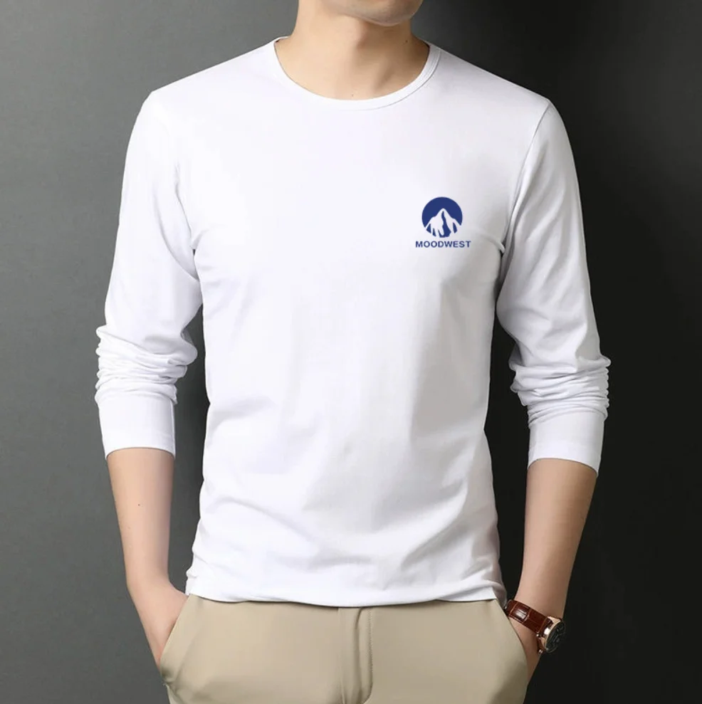 

Футболка для мужчин, осенняя спортивная одежда, мужская футболка с длинными рукавами на Хэллоуин, футболка с рисунком, синий логотип, повседневная футболка с принтом Y2k, футбольная уличная одежда