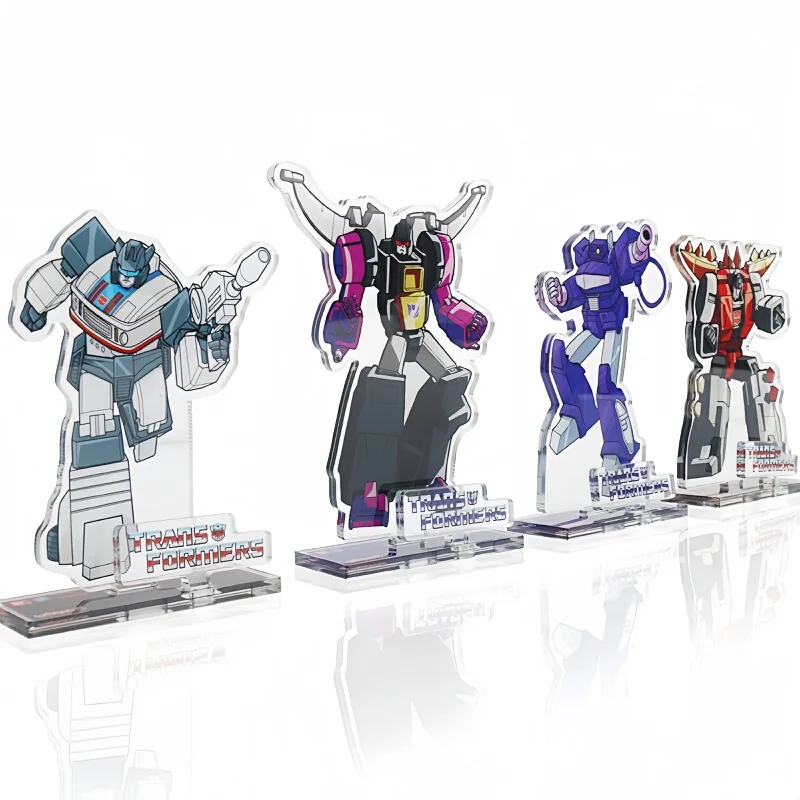 new Anime Figure Deformable Robot Toy Acrylic Collection Standing Signage Desktop Collection Decoration Kid Birthday Gift Model