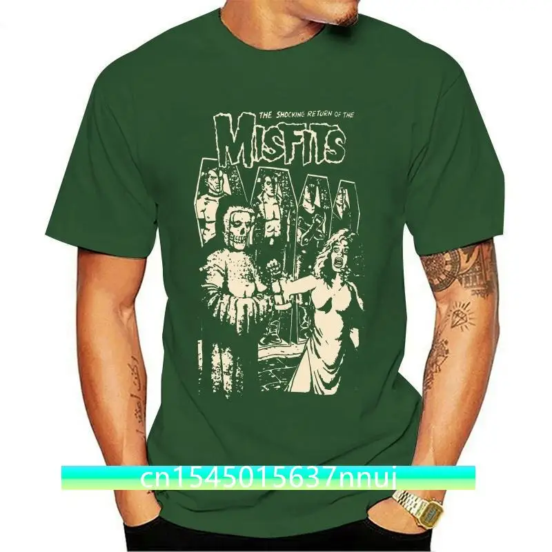 New The Return Of The Misfits Acid Washed T Shirt