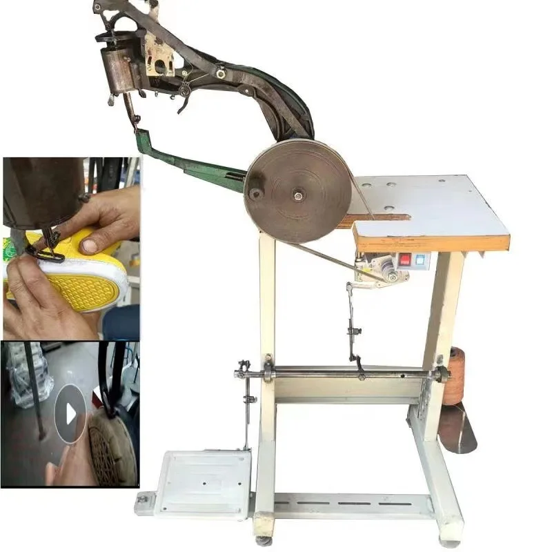 Sole outside machine, sewing machine, electric shoe mending machine, thick thread hand crank eight square car
