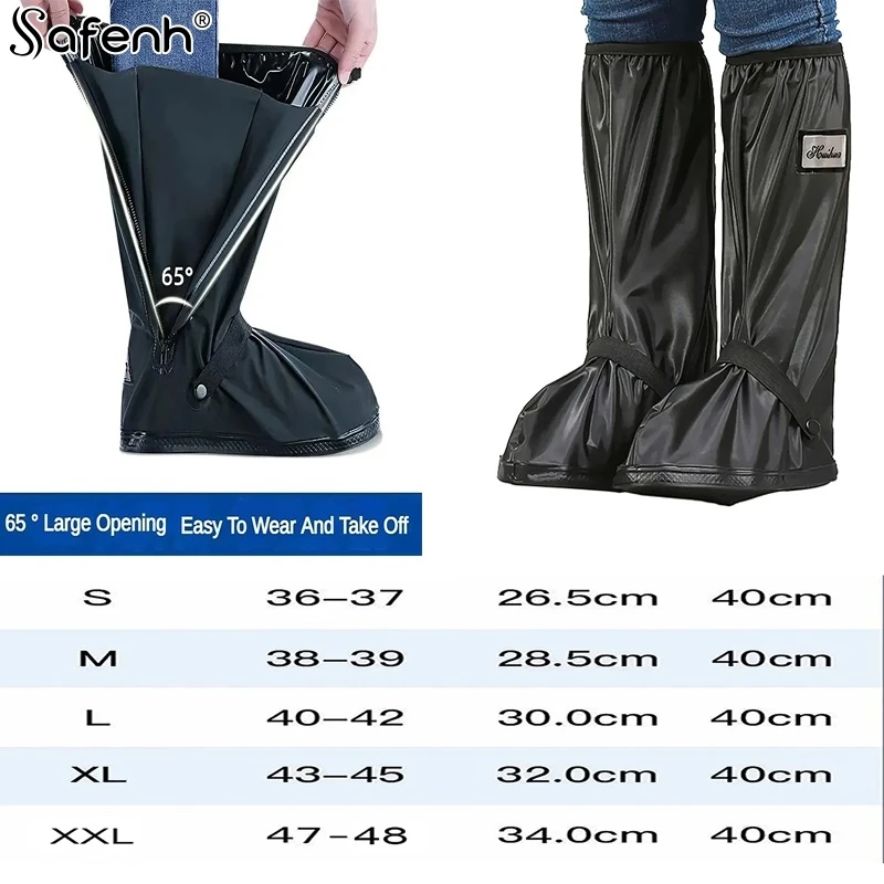 Motorcycle Boots Shoe Covers Covering Waterproof Motorcyclist Raincoat Biker Rain Boot Rainy Days Outdoor Rainproof Shoes Cover