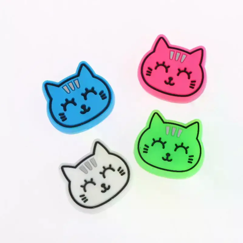 Cute Cartoon Cat Shaped Tennis Vibration Dampener Silicone Shock Absorber To Reduce Tenis Racquet Vibration Dampeners