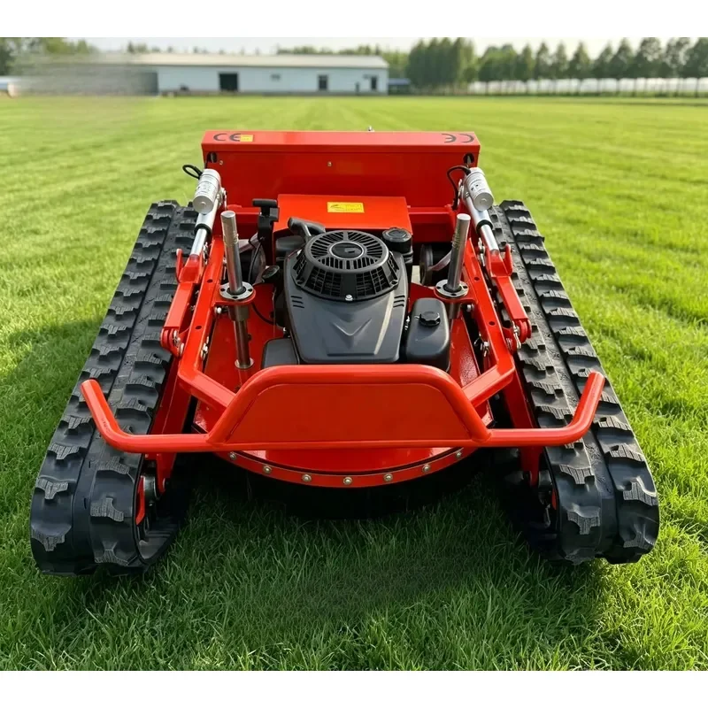 CE Certified Tracked Remote-Control Mower Robotic Lawn Mower for 45 Degree Steep Slope Fruit Orchard Grass Weeding