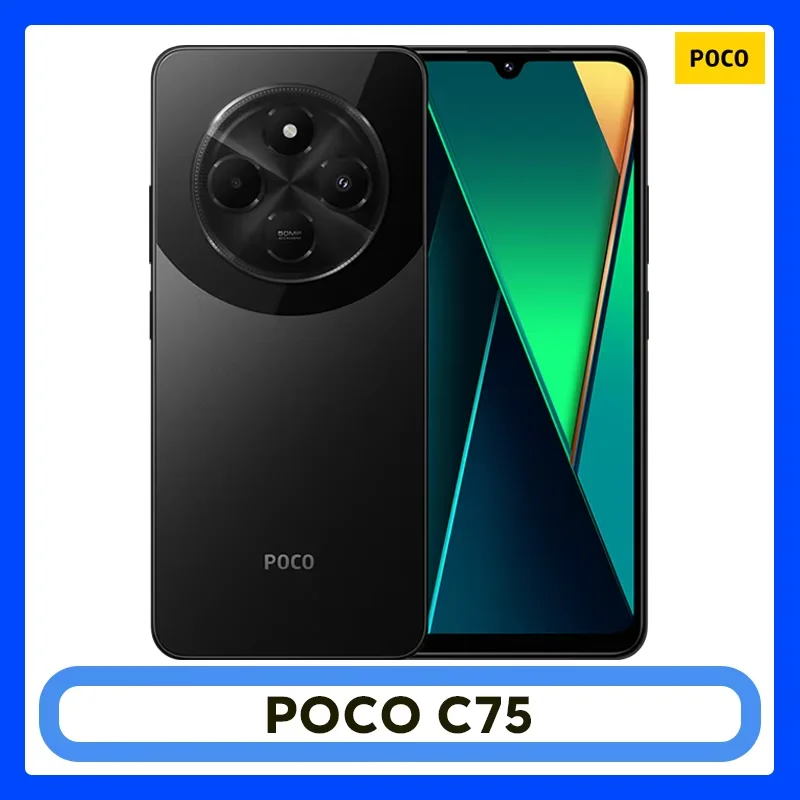 Global Version POCO C75 Smartphone Helio G81-Ultra Immersive 6.88