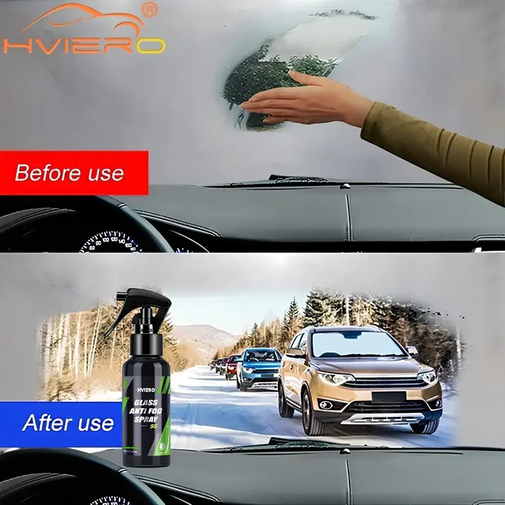 50-300ml Auto Part Windshield Durable Spray Improve Driving Vision Cleaning Maintenance Glass Anti-fogging Agent Water Repellent