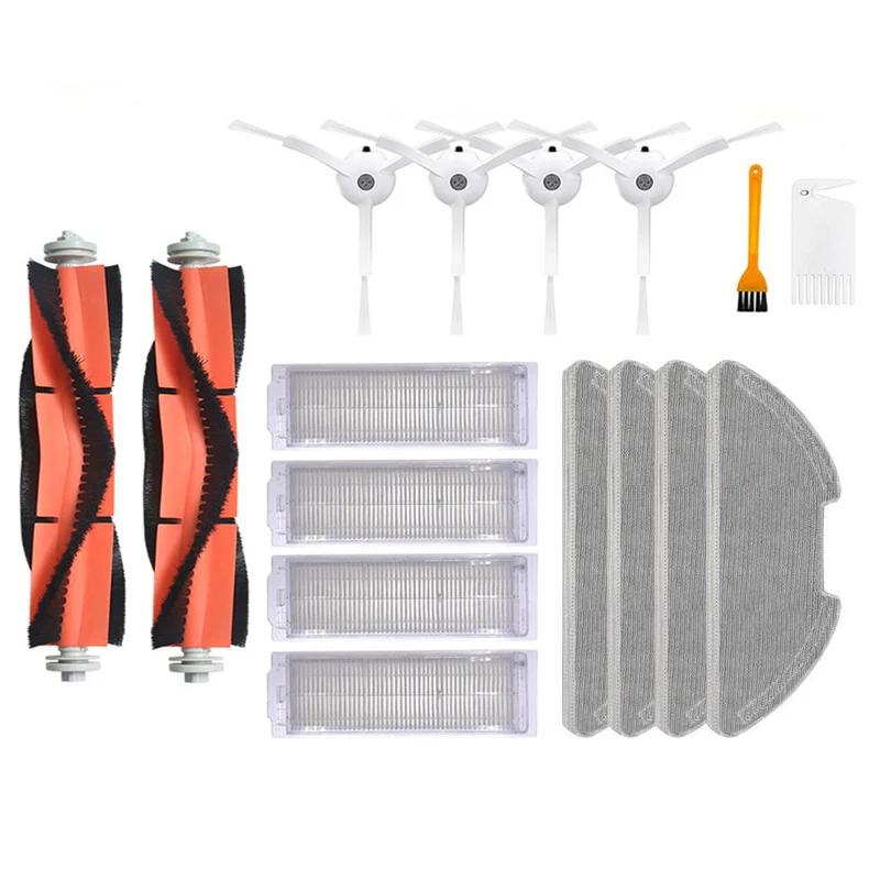 Mới Bộ Lọc Hepa Bàn Chải Cạnh Bên Chính Chổi Cây Lau Nhà Vải Cho Xiaomi Mi Robot Vacuum Cây Lau Nhà 2 Lite Cây Lau Nhà 2 Pro MJSTL MJST1SHW Phần