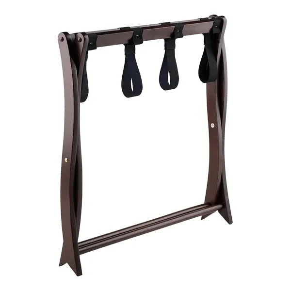 2026 Custom Hotel Bedroom Furniture Suitcase Stand Rack Heavy Duty Modern Baggage Holder Folding Luggage Rack
