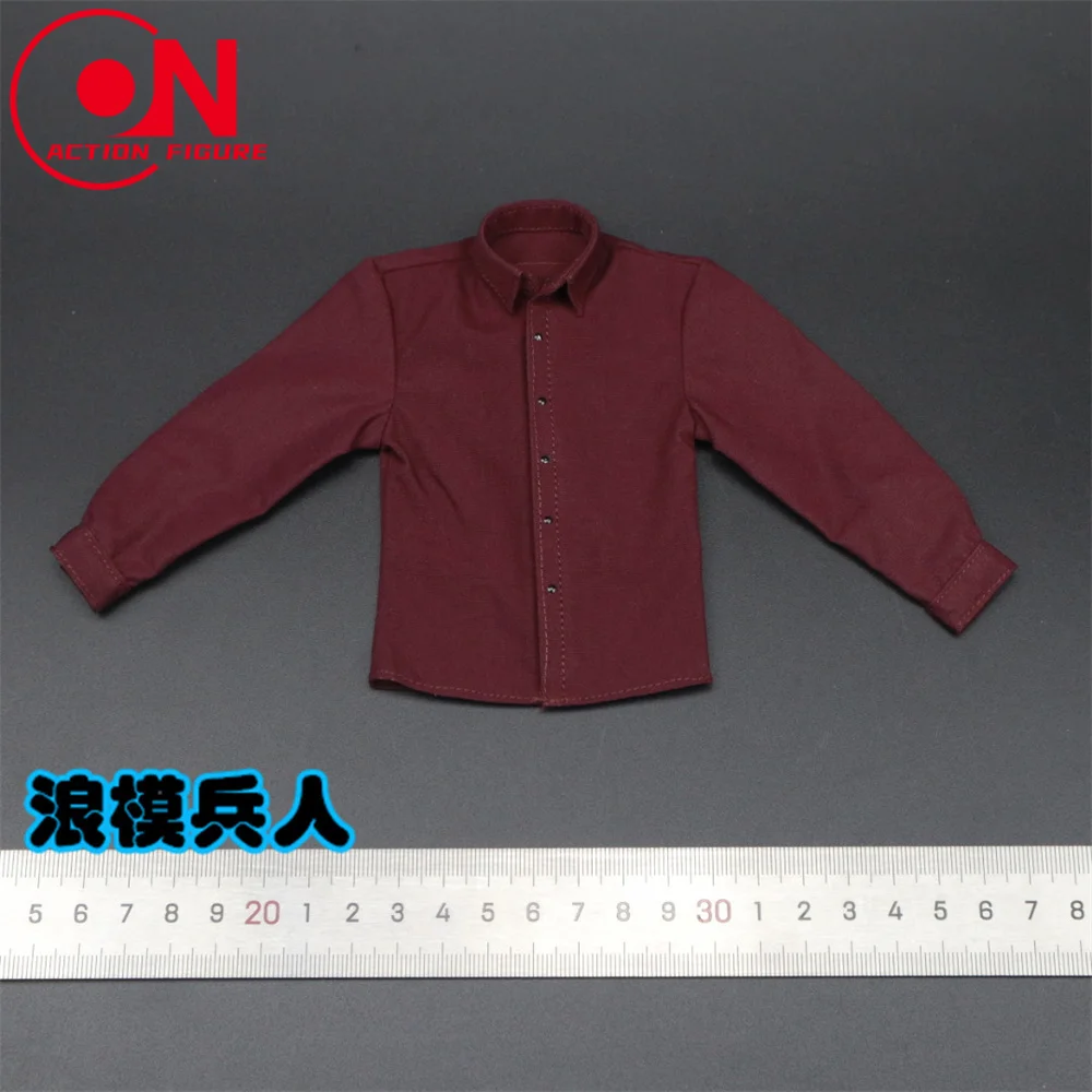 In Stock 1/6 Scale Fashionable Trendy Casual Long Sleeved Suit Shirt Fit 12'' Male Soldier Action Figure Body Model