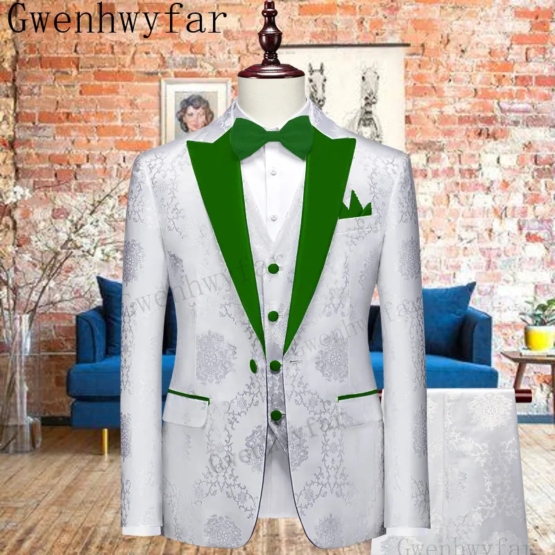 Gwenhwyfar New Blazer Men Suits Slim Fit 2 Piece Set/Costume Homme Tailor-Made Coat Pant Latest Design Wedding Groom Wear