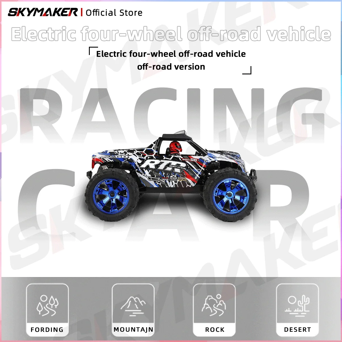 WLtoys 144018 Rc Car 35KM/Hh 1/14 Off Road 4WD with LED Headlights 2.4G Waterproof Remote Control Monster Truck for Adults Gifts