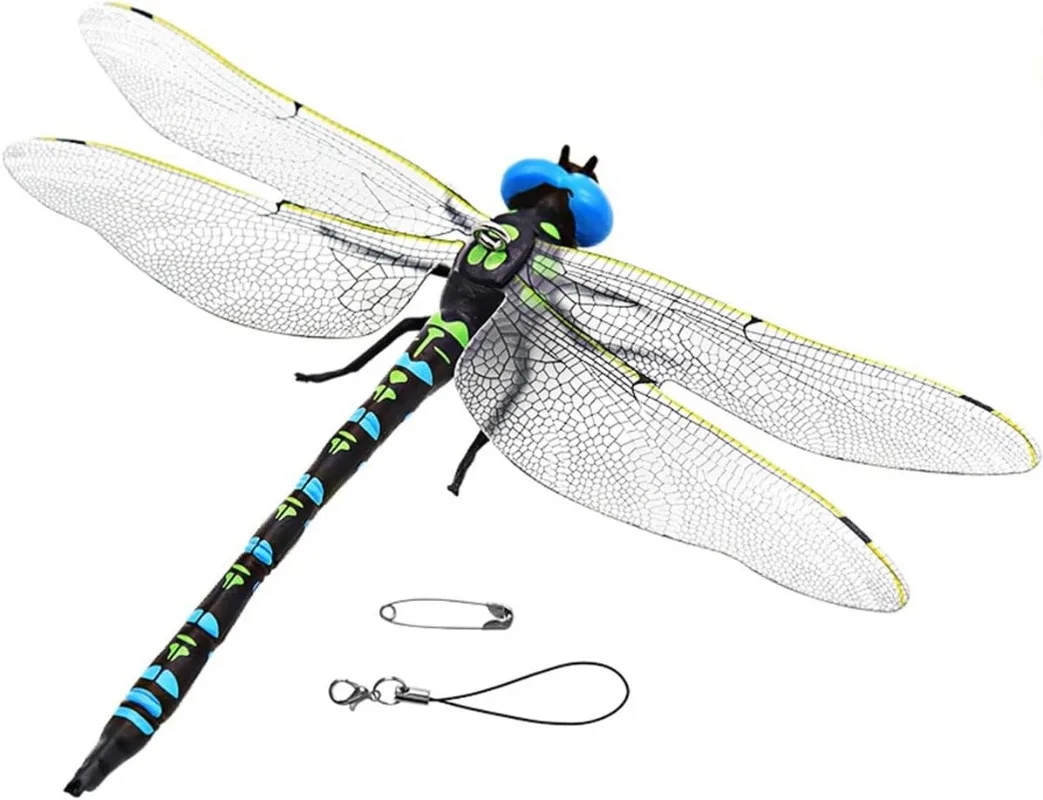 Dragonfly Hat Clip Dragon Fly Clips for Bugs Realistic Fake Dragonflies Fly Repelling Supplies for Indoor Outdoor Decor Craft