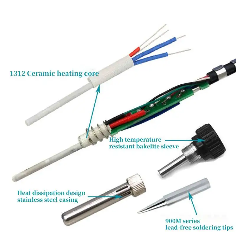 Factory Wholesale 936 Soldering Station Electronic Welding Tools With 900M 936 Series Soldering Iron Tips