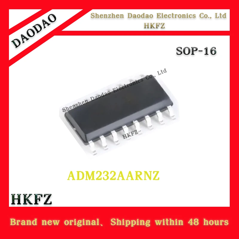 

10Pcs ADM232AARNZ ADM232AA SOP-16 Driver/receiver chip IC new original