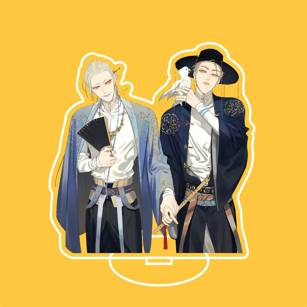 

Anime 19 Days Acrylic Figure Stand Model Toys Old Xian Hetian Jian Yi Character Desk Decoration Cosplay Fans Collestive