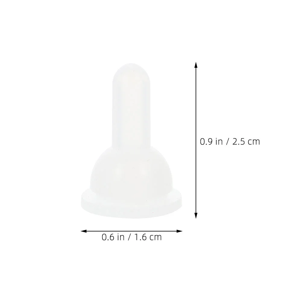 8 Pcs Pet Pacifier Accessories Feeder Replacement Soft Milk Silica Gel Goat Nursing Nipple
