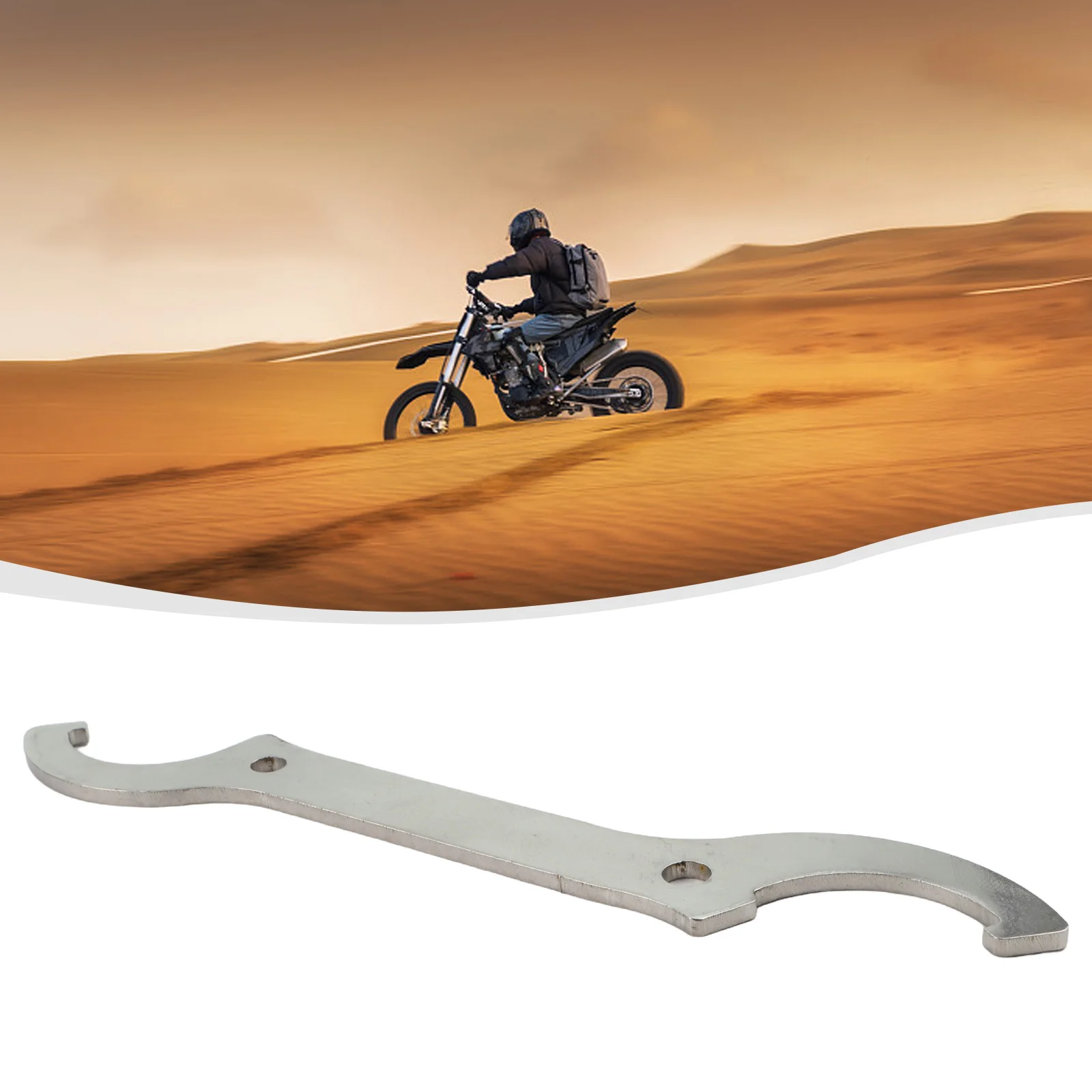 Motorcycle Repair Wrench Rear Shock Absorber Wrench Compact And Portable 280mm 11inch For Motorcycle Maintenance For Road Bikes
