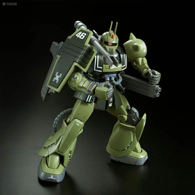 Bandai Originele GUNDAM HG 1/144 Serie MS-06K ZAKU Anime Action Figure Model Assemblage Speelgoed Collectible Model Ornamenten Geschenken
