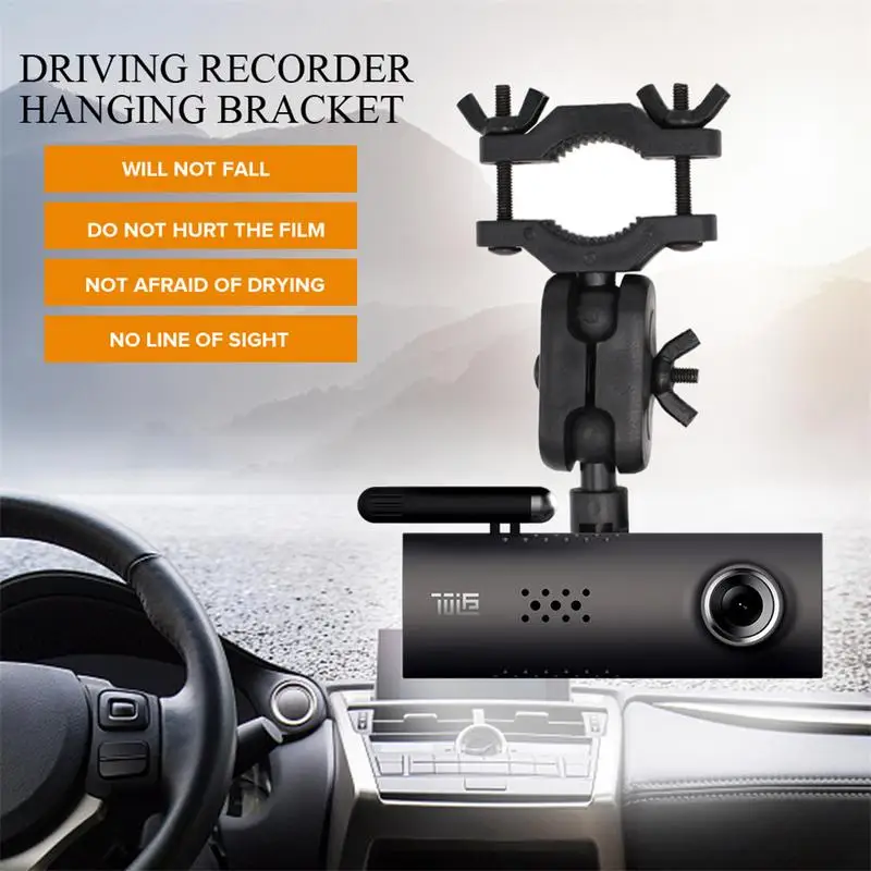 Cylindrical Driving Recorder Holder Fix On Car Windshield Or Rearview Mirror For 70 Mai Mini One Sucker Base DVR Mount