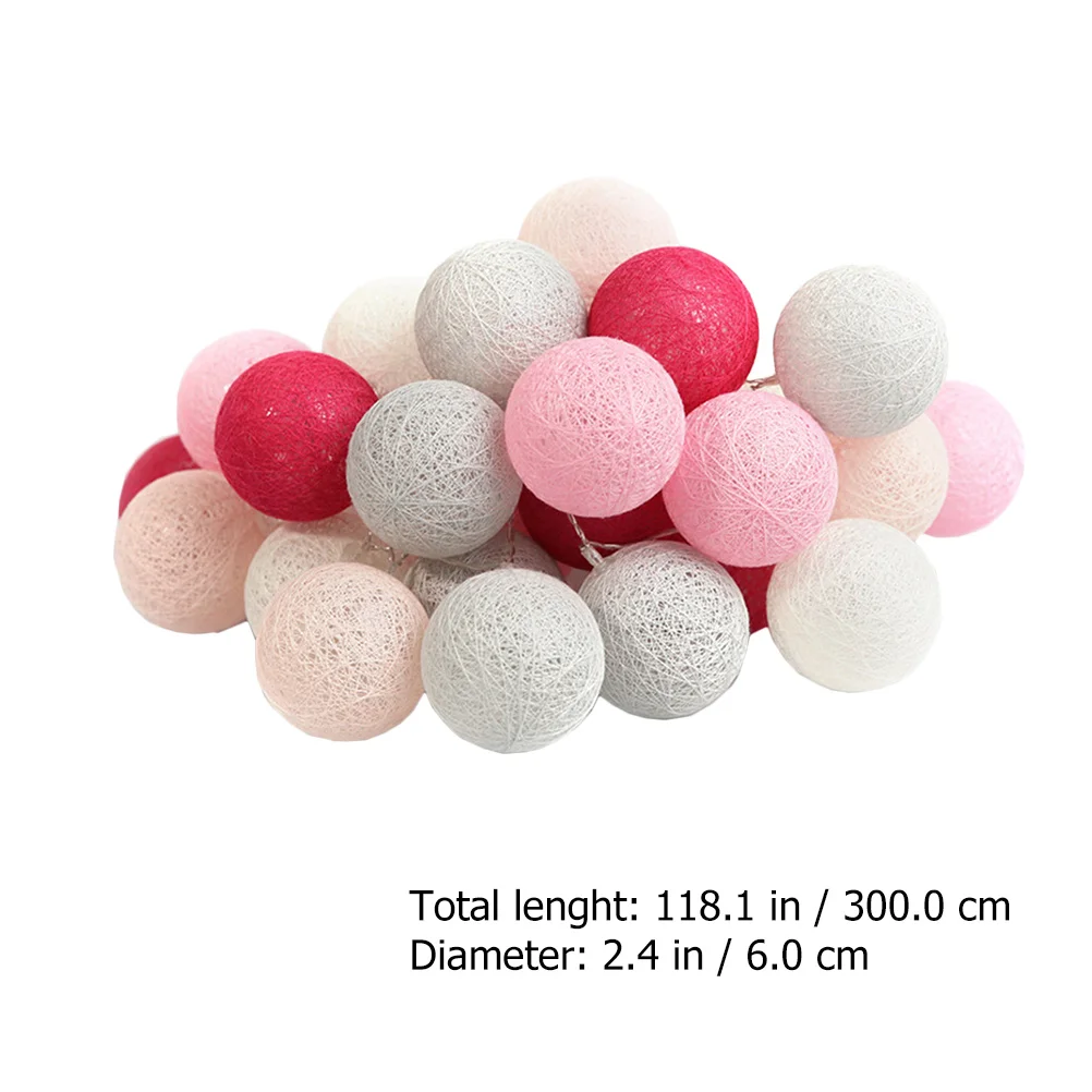 

1Pcs Decorative String Lights 40 LED Balls Design Lamp for Outdoor Indoor Use Romantic Festival Lighting Garden Wedding Party