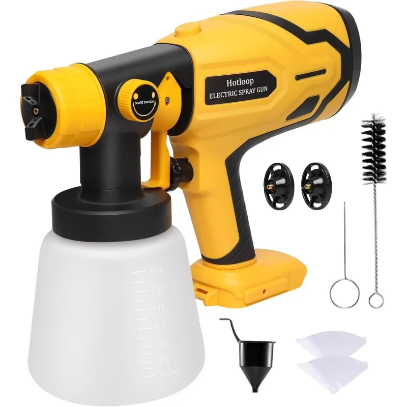 Cordless Paint Sprayer for 20V Battery (Battery NOT Included), Cordless Paint Sprayers for Home Interior and Exterior