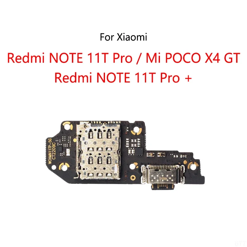 10PCs for Redmi Note 11t Pro Plus USB charge dock socket Jack charging port connector flex cable Mi Poco X4 GT Pocophone