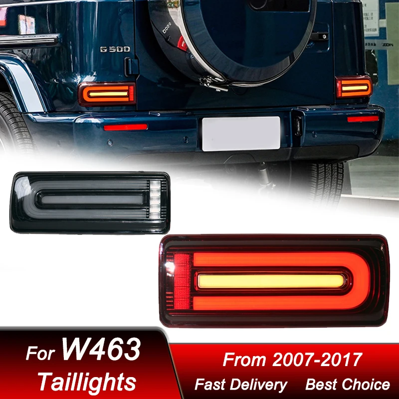 Hot Car Led Tail Lights For Mercedes-Benz G Class W463 G63 G500 G55 07-17 full LED Dynamic Turn Signal Light Tail Lamp Assembly