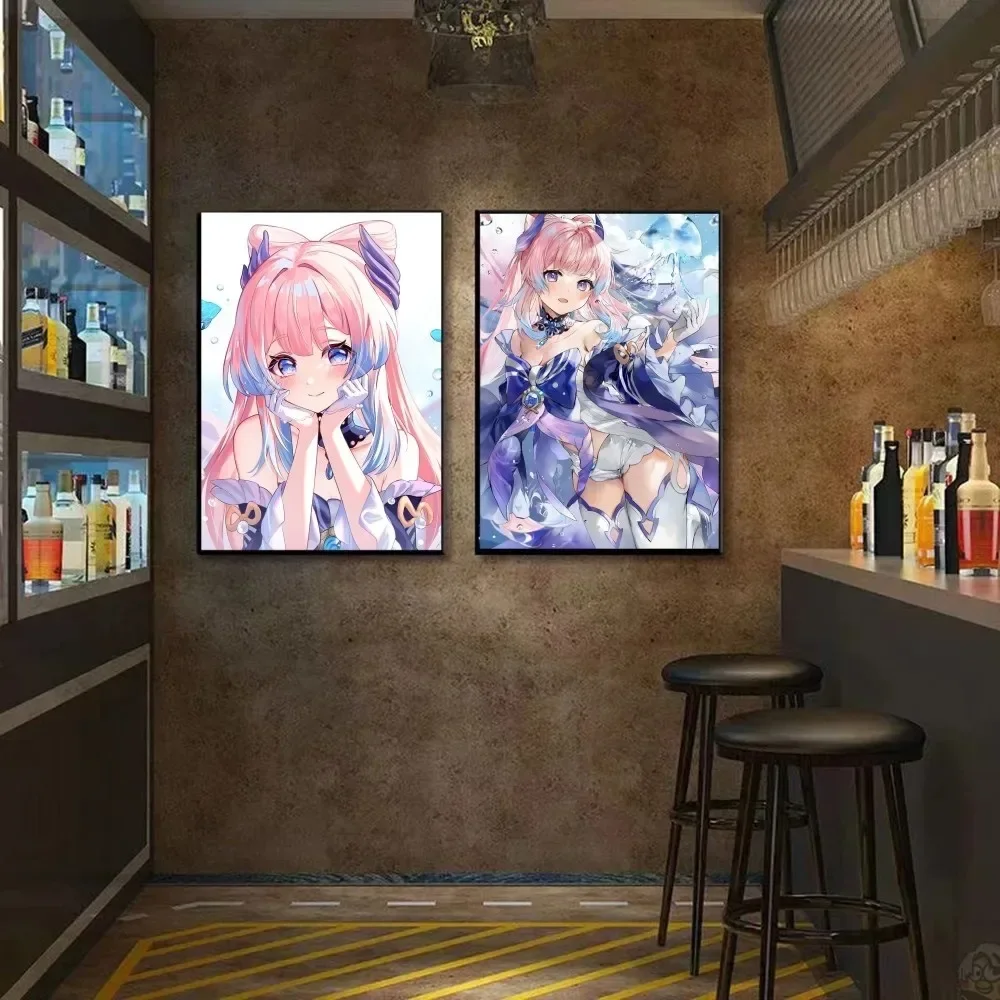 جينشين تأثير حسابات لعبة Sangonomiya Kokomi قماش الفن جدارية الديكور لعبة غرفة الديكور غرفة ديكور الجمالية #3