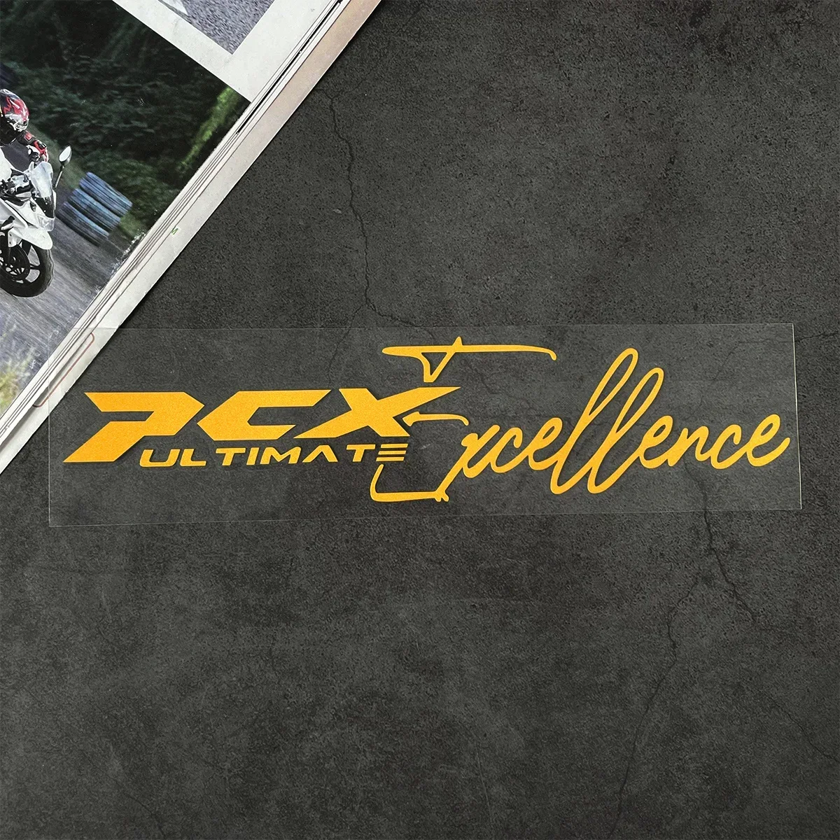 قطعة واحدة من ملصق السيارة PCX Ultimate Excellence، ملصق أنيق للتخصيص الخارجي للسيارات