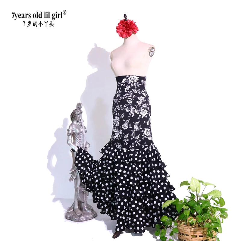 スペインフラメンコ衣装パフォーマードレス女性ガールジプシー社交パフォーマンスダンス着用複数の色 DTT106