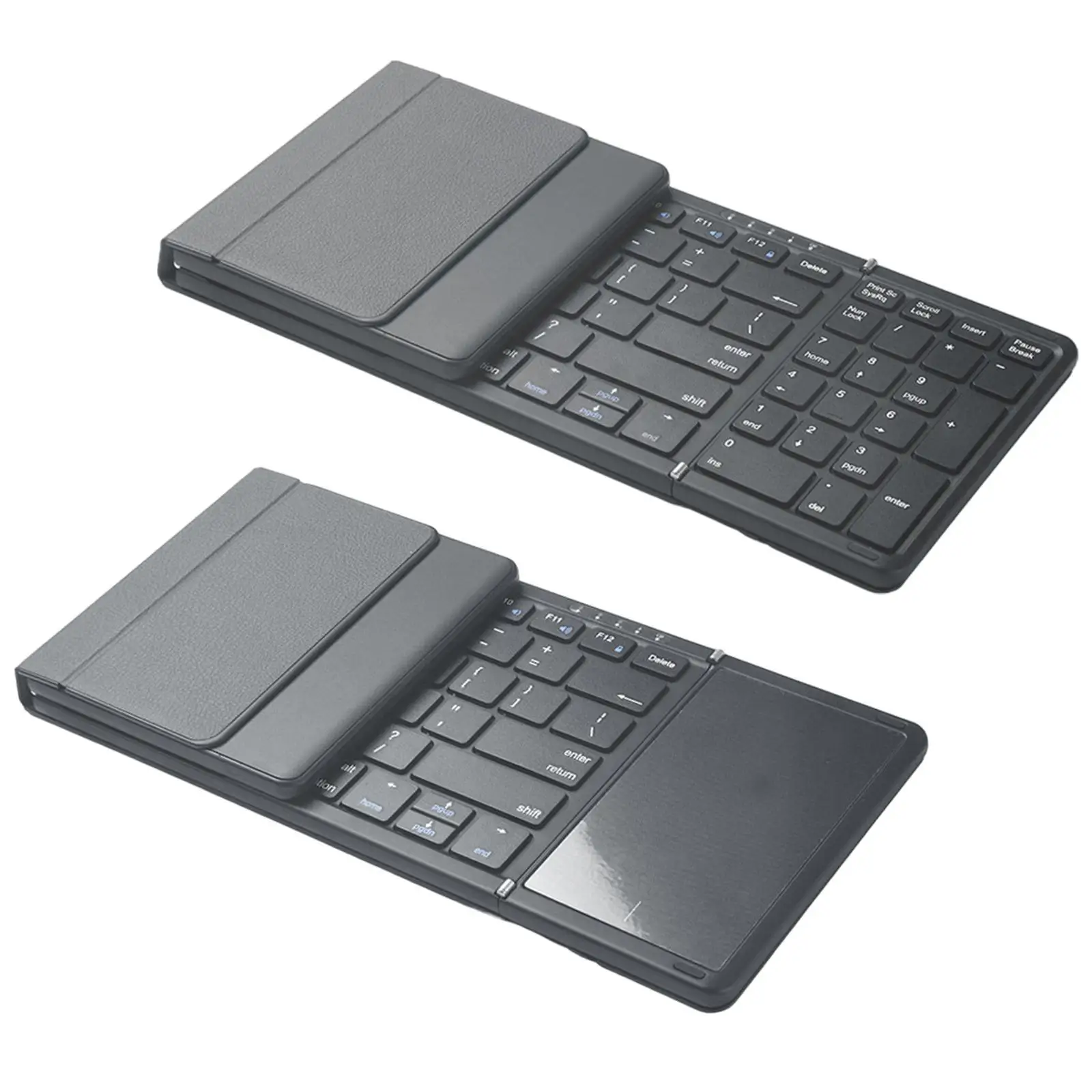 Mini Wireless Keyboard Foldable Small Convenient Efficient Universal Portable Silent with Touch Pad for Window Tablet Smart TV