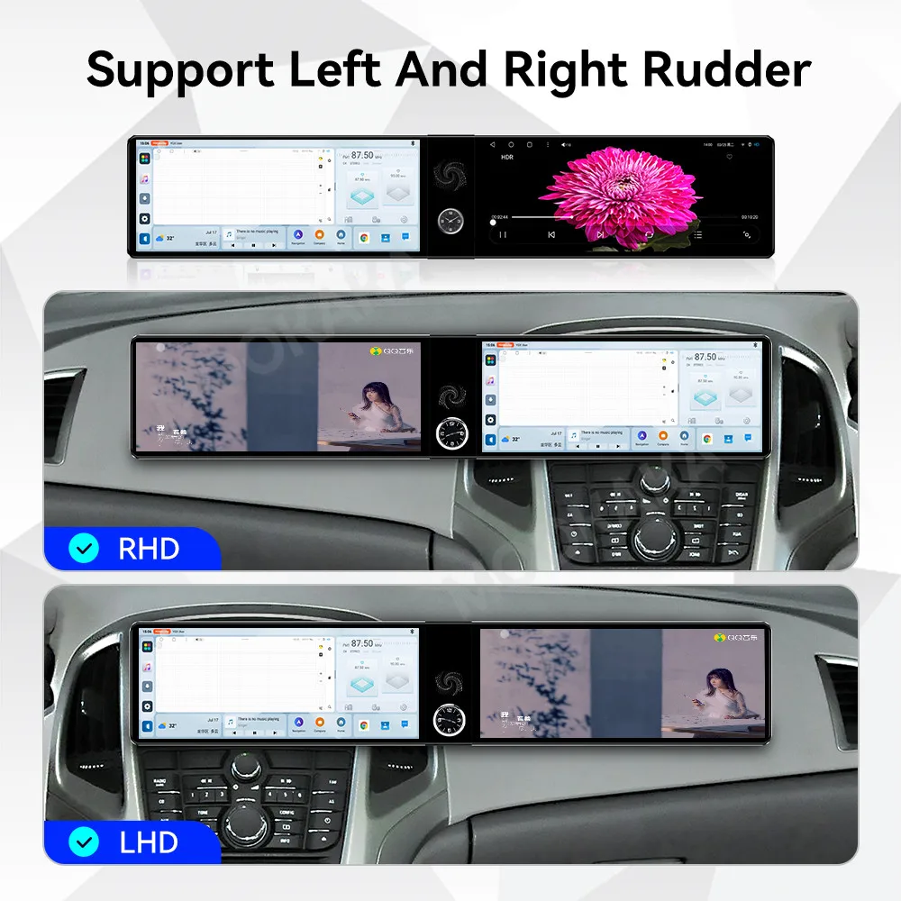 Android Radio For Buick Excelle Astra 2010-2014 Dual Screen GPS Multimedia Navigation Car Stereo Receiver player IPS Head Unit