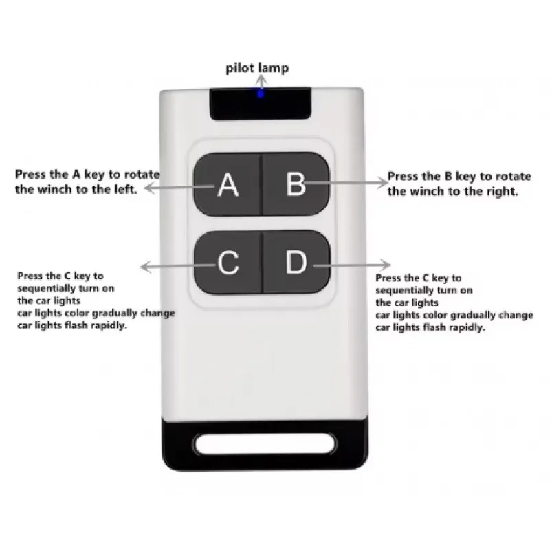Remote Control Gerbang Parkir 433Mhz untuk Sistem Kontrol Akses Multi-Merek, Remote Control Gerbang Parkir Dc Kode Pembelajaran Universal, Remote Control Nirkabel 4 Tombol 433.92Mhz