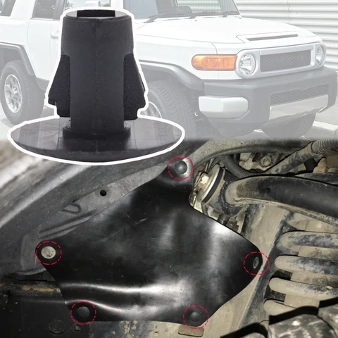20 шт. для Toyota FJ Cruiser XJ10 2007 2008-2014, автомобильные брызговики, штифты для защиты, винты, фиксаторы фартука, заклепки, аксессуары