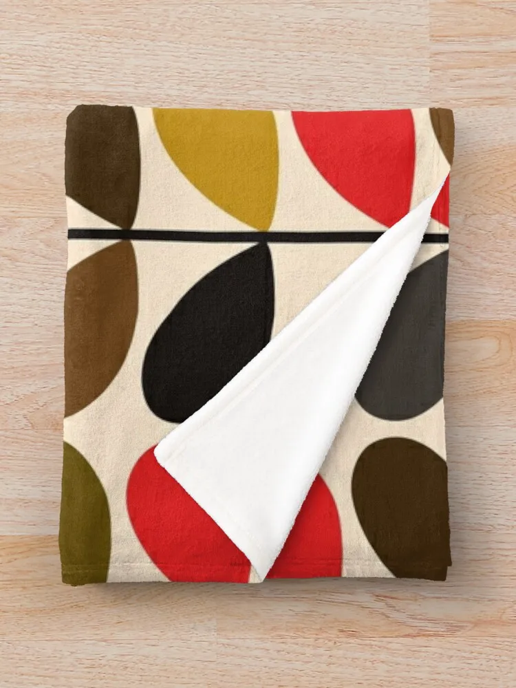 Orla Kiely Throw Blanket Blanket With Well Thick King Wool Loose Blanket Floral Throw Blanket Fleece Fabric