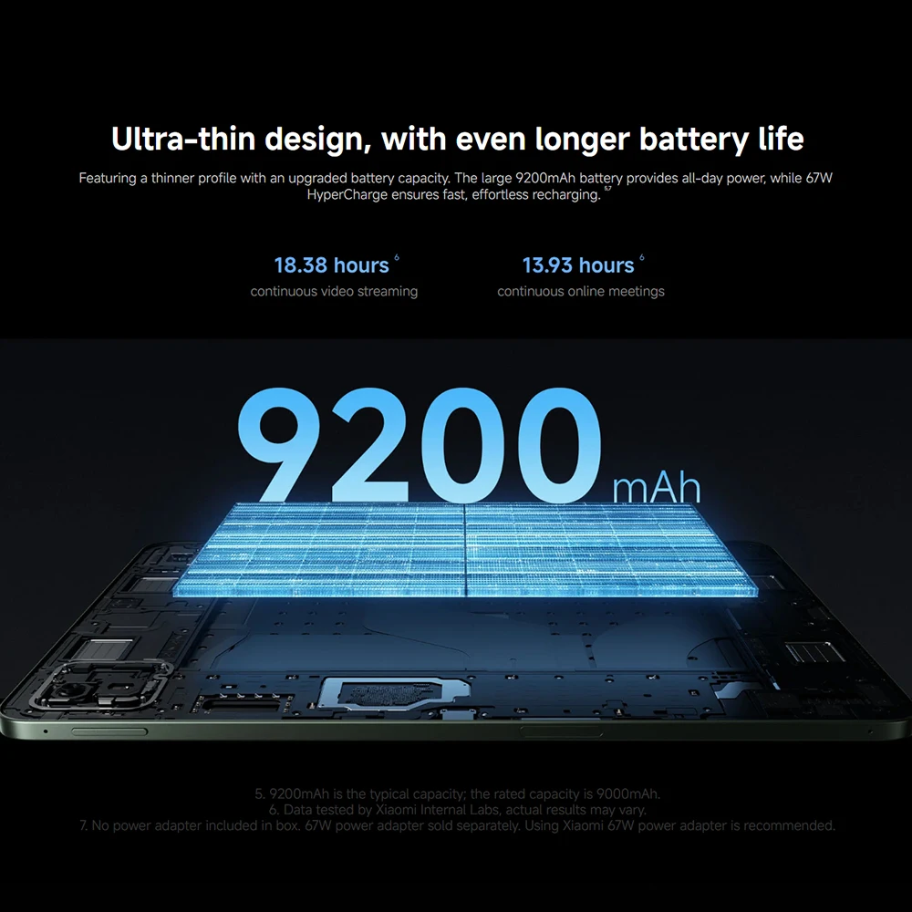 Image 4: Tablette Xiaomi Pad 8 Pro 2025 avec écran 11,2 pouces 3,2K, processeur Snapdragon 8 Ultra Edition, Xiaomi HyperOS 3, 144 Hz