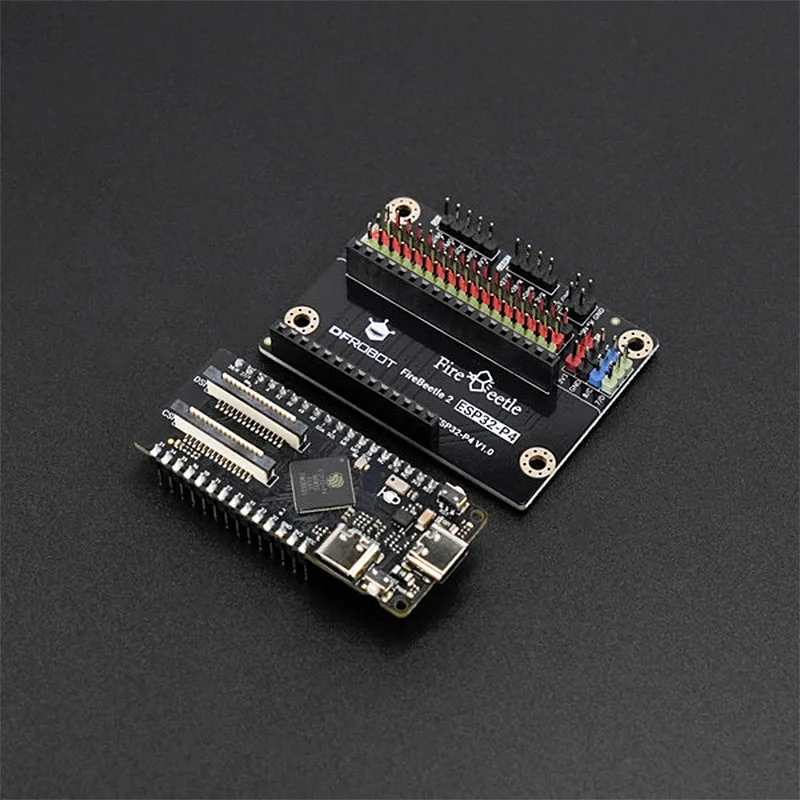FireBeetle 2 ESP32-P4 AIoT Development Board with IO Shield, Dual-Core 360MHz RISC-V, WiFi 6, MIPI CSI/DSI for Edge AI Projects
