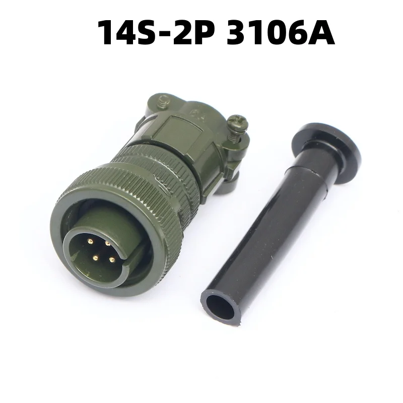 

Electrical connector 14SL 14S-2/14S/7 3P/4P American aviation plug MS5015 panel installation socket docking straight/curved plug
