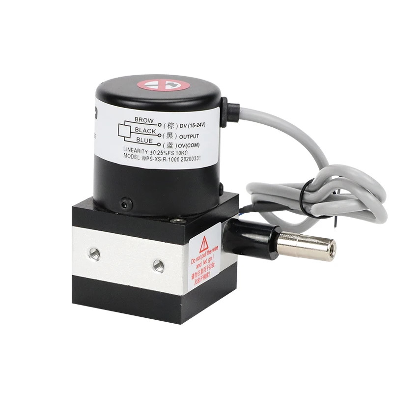 0-1000mm absolute encoder RS485 draw wire sensor for horizontal control meters