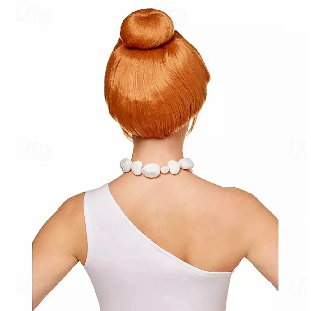 HAIRJOY Synthetic Hair Wilma Flintstone Wig Halloween Cosplay Party Wigs image 2