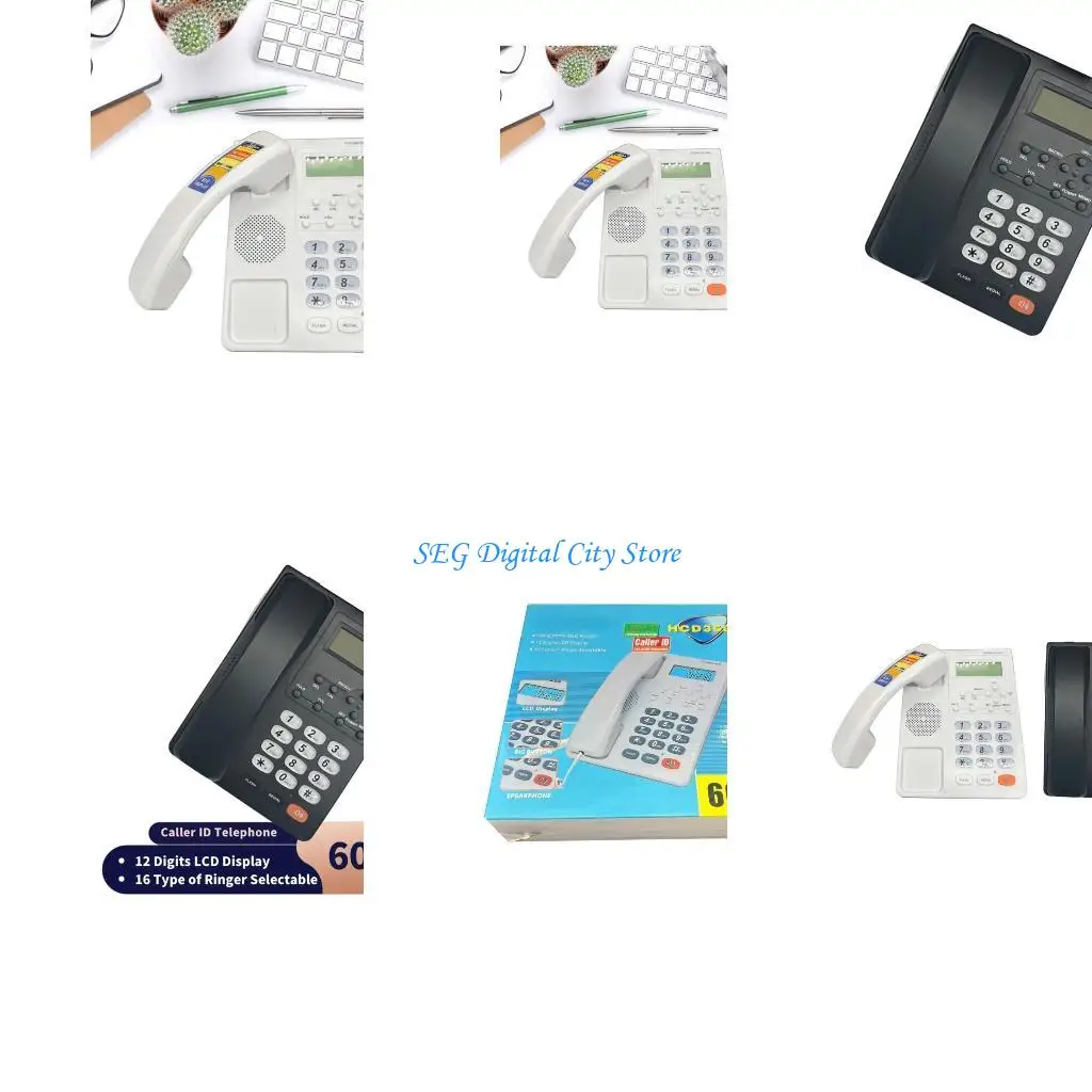 U75B English Telephone with Mute/Redial/Flash Function for Business and Home Use